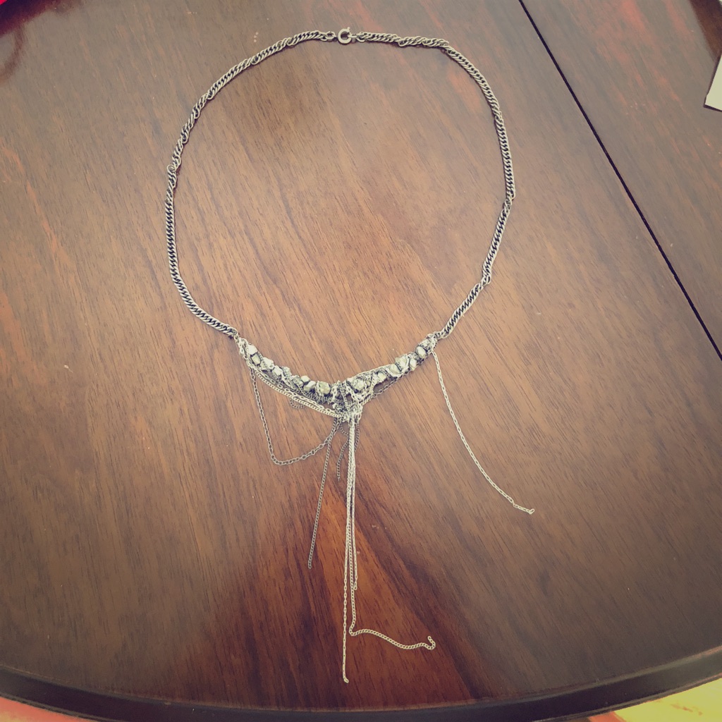Multi Chain Hanging Necklace 15$